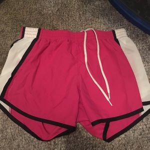 Kids hot pink athletic shorts